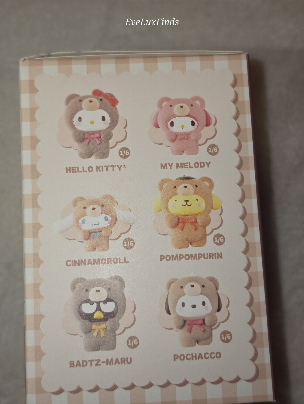 MINISO My Melody Latte Bear Fitness Figure Sanrio Blind Box NIB - Picture 5 of 6